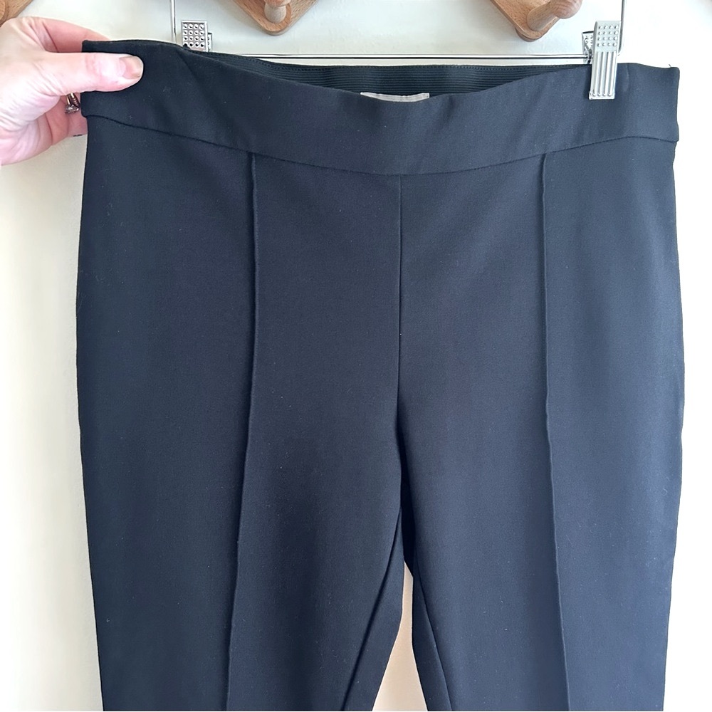 H&M Black Crease-Leg Leggings Women's Large